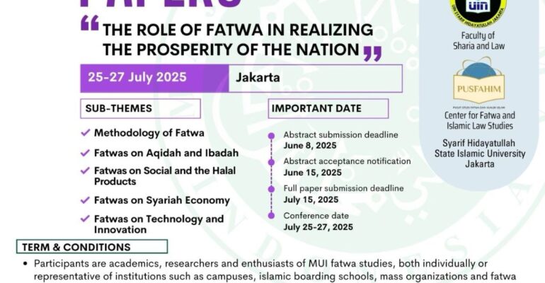 Mahasantri dan alumni maha kompak lolos abstract submission internasional annual conference on fatwa mui studies (acfs) 9 2025
