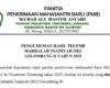 Pengumuman kelulusan pmb m2 maha ii 25 003