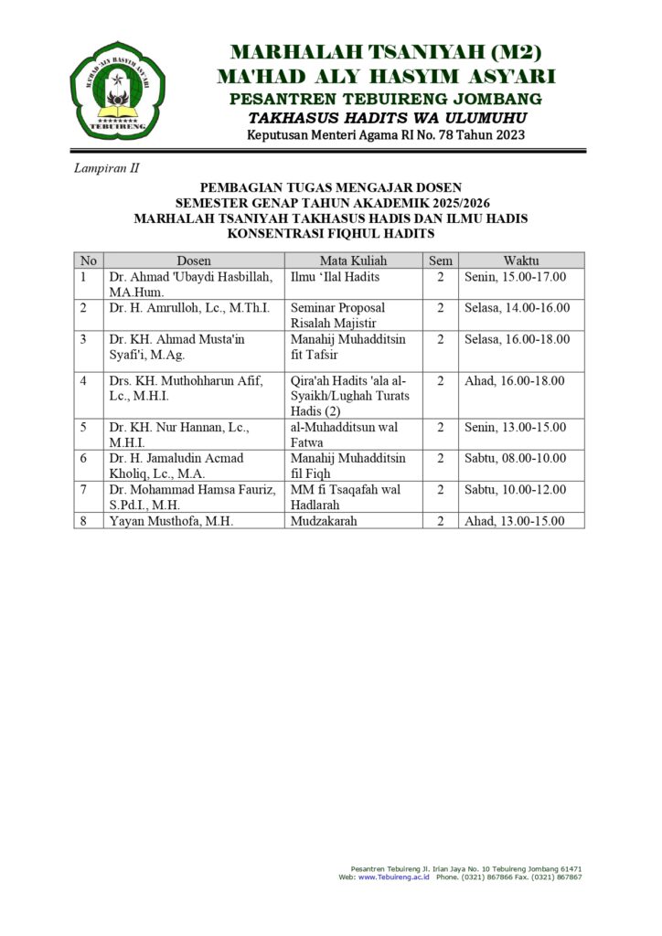 Pemberitahuan kalender akademik m2 genap 25 26 page 0004